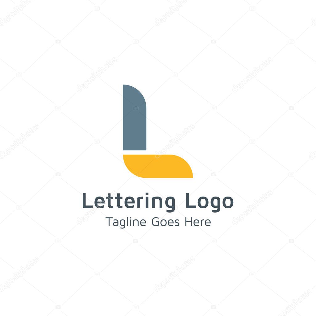 Vector logo letter L is suitable for business or trade business brands