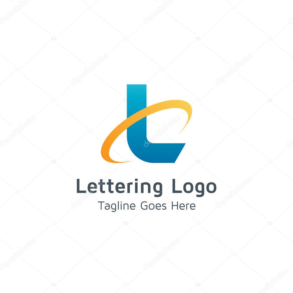 Vector logo letter L is suitable for business or trade business brands