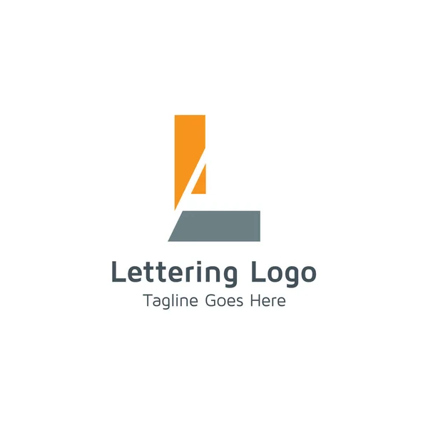 Letra Del Logotipo Del Vector Conveniente Para Las Marcas Comerciales — Vector de stock