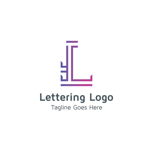 Vektor Logotypen Bokstaven Lämplig För Affärs Eller Handel Business Märken — Stock vektor