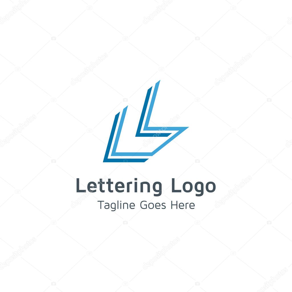 Vector logo letter L is suitable for business or trade business brands