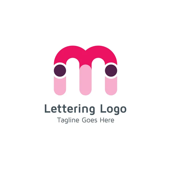 Literowanie Logo Wektor Design Alfabet — Wektor stockowy