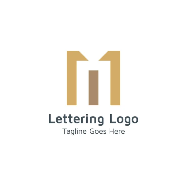 Literowanie Logo Wektor Design Alfabet — Wektor stockowy