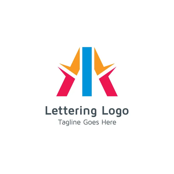 Literowanie Logo Wektor Design Alfabet — Wektor stockowy