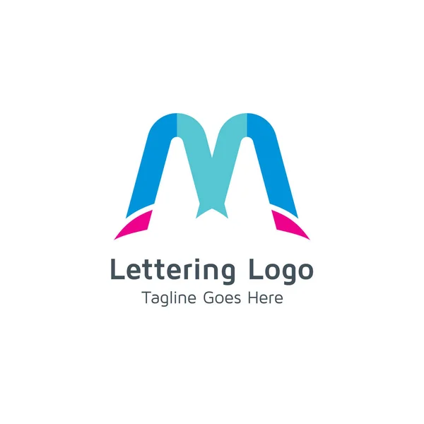 Literowanie Logo Wektor Design Alfabet — Wektor stockowy