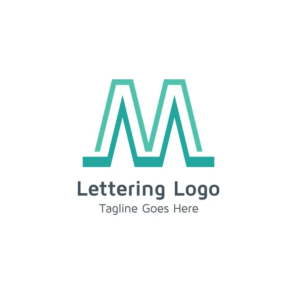 Literowanie Logo Wektor Design Alfabet — Wektor stockowy