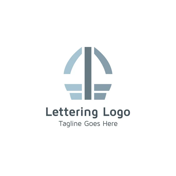 Literowanie Logo Wektor Design Alfabet Ilustracje Stockowe bez tantiem