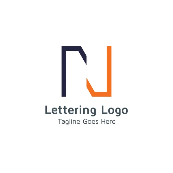 Letras Design Alfabeto Logotipo Vetor —  Vetores de Stock