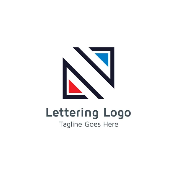 Letras Design Alfabeto Logotipo Vetor —  Vetores de Stock