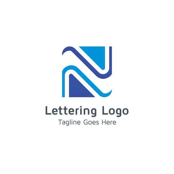 Letras Design Alfabeto Logotipo Vetor —  Vetores de Stock
