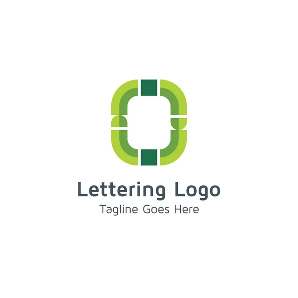 Belettering Van Ontwerp Vector Logo — Stockvector