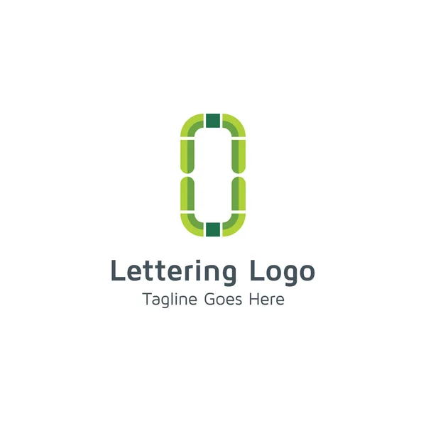 Belettering Van Ontwerp Vector Logo — Stockvector