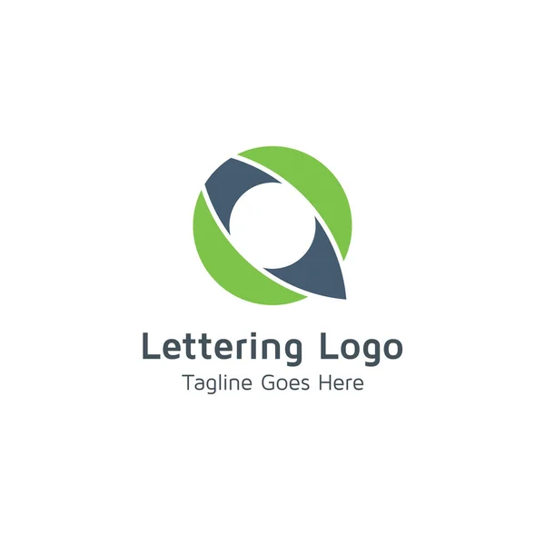 Belettering Ontwerp Alfabet Vector Logo — Stockvector