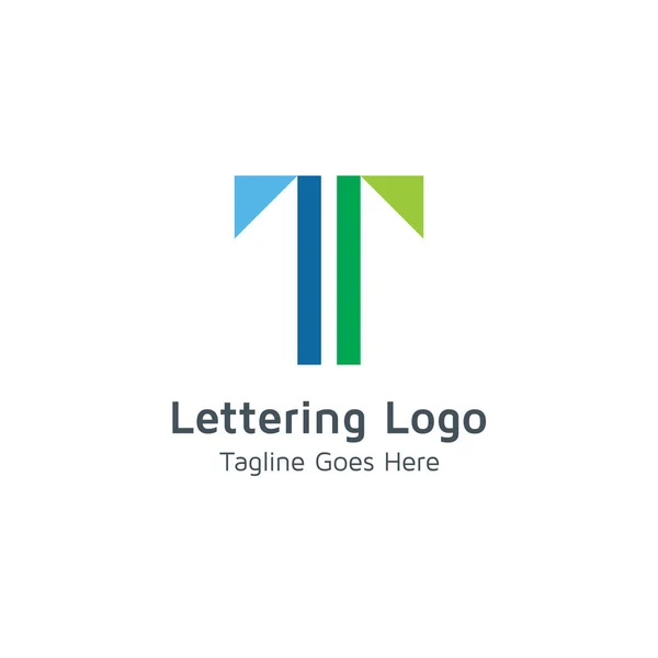 Literowanie Logo Wektor Alfabet Design Ilustracje Stockowe bez tantiem