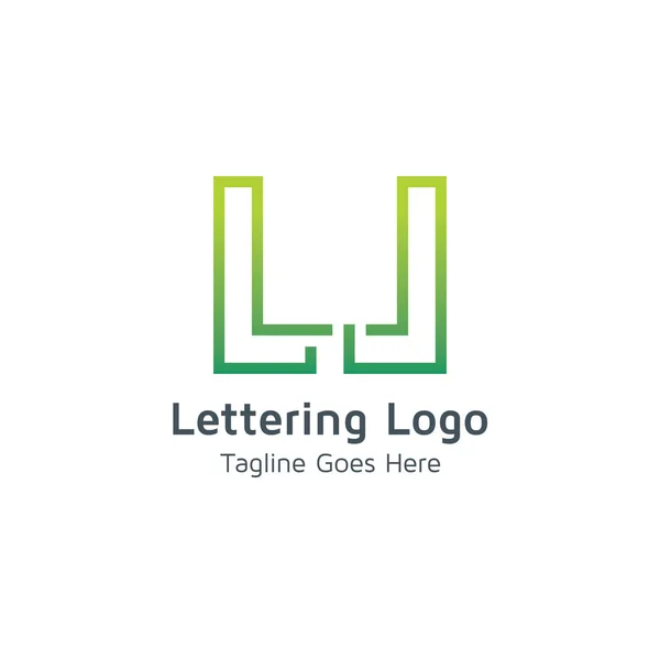 Napis Design Logo Wektor — Wektor stockowy