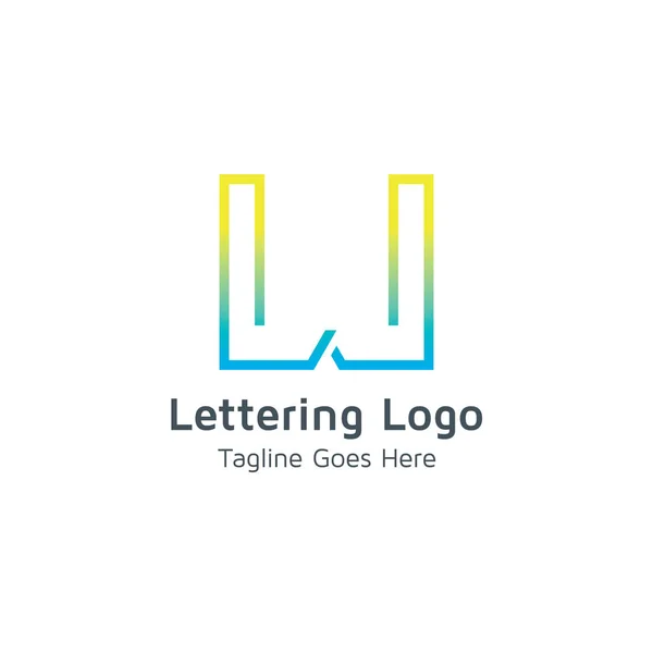 Letras Diseño Vector Logo — Archivo Imágenes Vectoriales