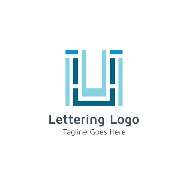 Lettering Design Vector Logo — Stock Vector