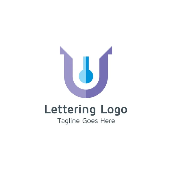 Γράμματα Σχέδιο Λογότυπο Φορέα — Διανυσματικό Αρχείο