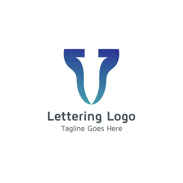 Letras Design Alfabeto Logotipo Vetor —  Vetores de Stock