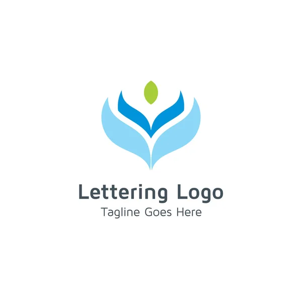 Bokstäver Design Vektor Logotypen — Stock vektor