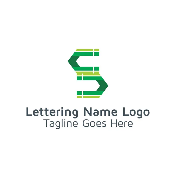 Логотип Буквы Дизайна — стоковый вектор