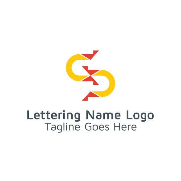 Логотип Буквы Дизайна — стоковый вектор