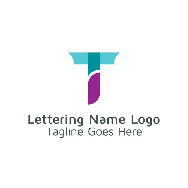 Lettering Design Vector Logo — Stock Vector
