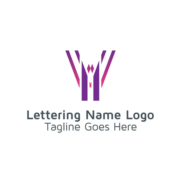 Letras Design Alfabeto Logotipo Vetor — Vetor de Stock