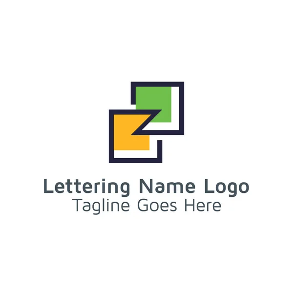 Lettering Design Vector Logo — Stock Vector