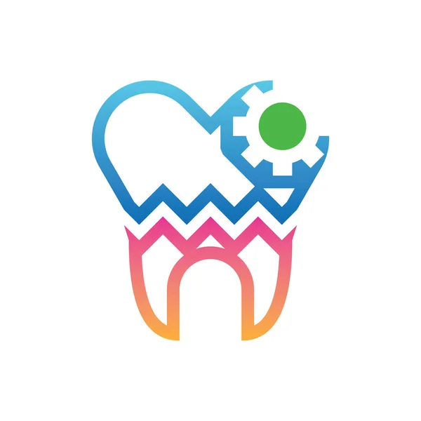 Logo Gigi Perawatan Gigi Yang Sehat - Stok Vektor