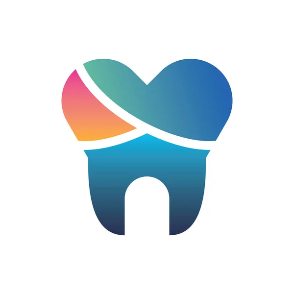 Zdravé Zubní Péče Logo Zubní — Stockový vektor