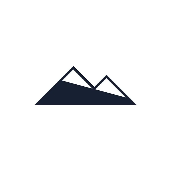 Hegyi Logo Design Vektorgrafikus — Stock Vector