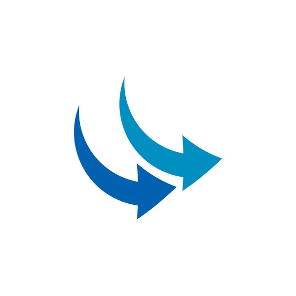 Logo Design Strzałka Wektor — Wektor stockowy