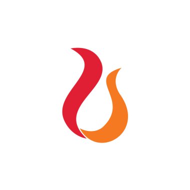 Vektör logo alev alev