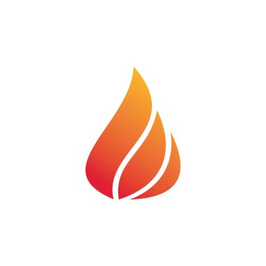 Vektör logo alev alev
