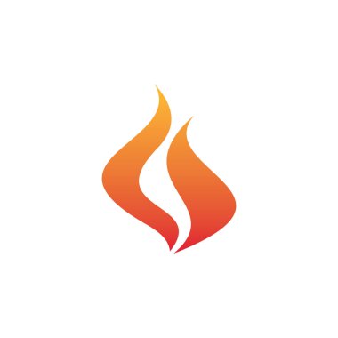 Vektör logo alev alev