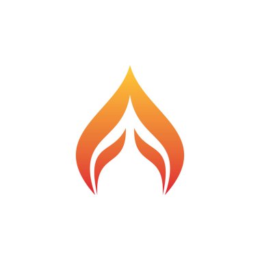 Vektör logo alev alev
