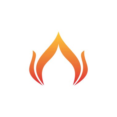 Vektör logo alev alev