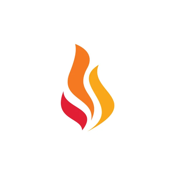 Flammendes Vektor Logo — Stockvektor