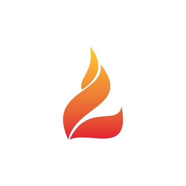 Flame Flaming Vector Logo — Stock Vector