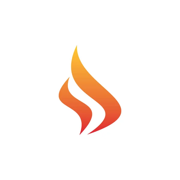 Flammendes Vektor Logo — Stockvektor