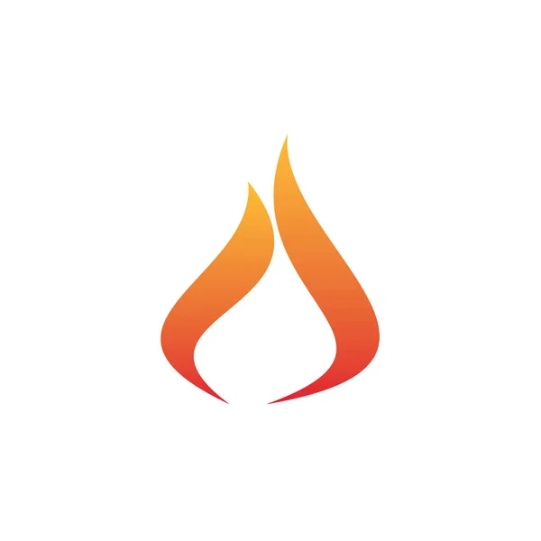 火焰燃烧矢量徽标 — 图库矢量图片
