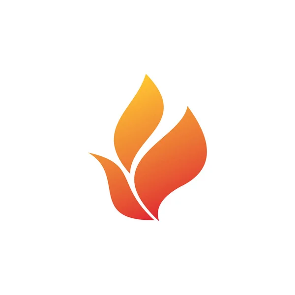 Flame Flaming Vector Logo — Stock Vector