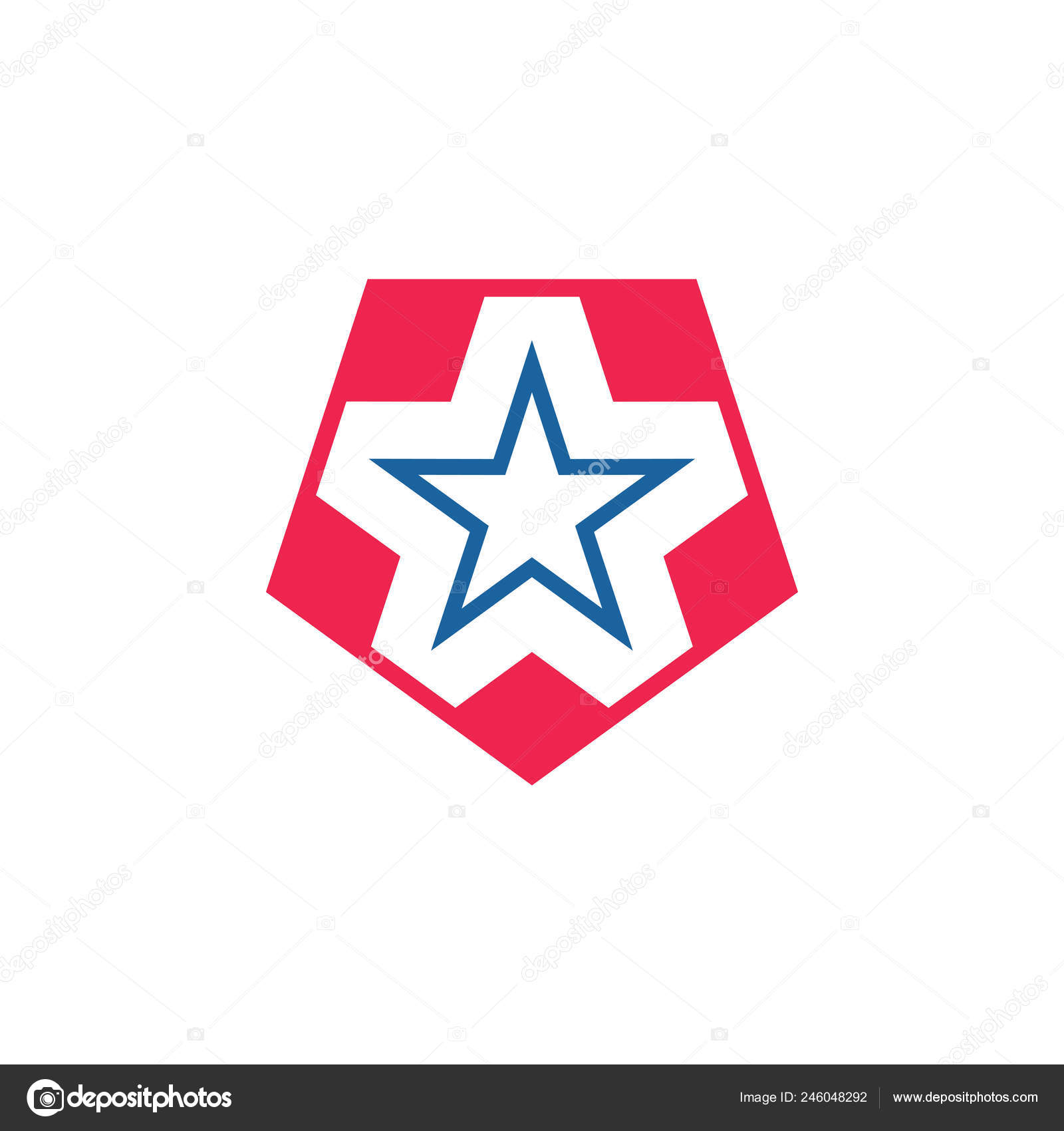 Design Star Logo Vector — Stock Vector © Acongraphic #246048292