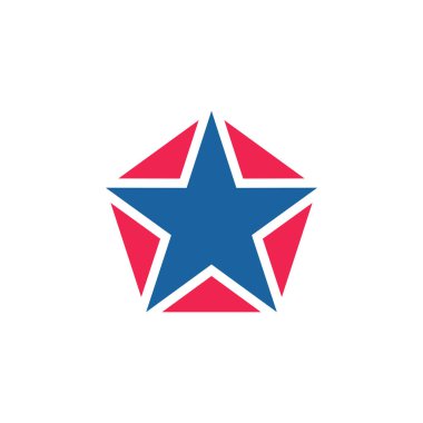 Tasarım yıldız logo vektör