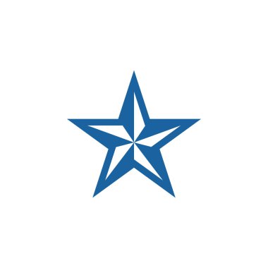 Tasarım yıldız logo vektör