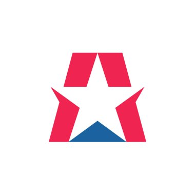 Tasarım yıldız logo vektör