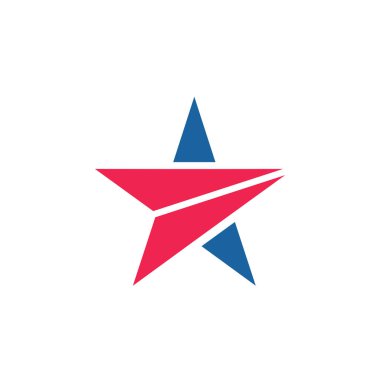 Tasarım yıldız logo vektör