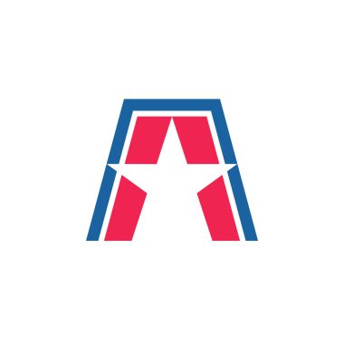Tasarım yıldız logo vektör