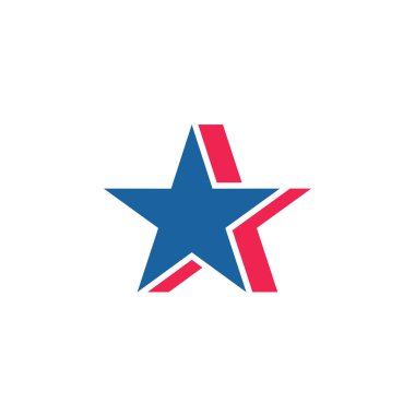 Tasarım yıldız logo vektör